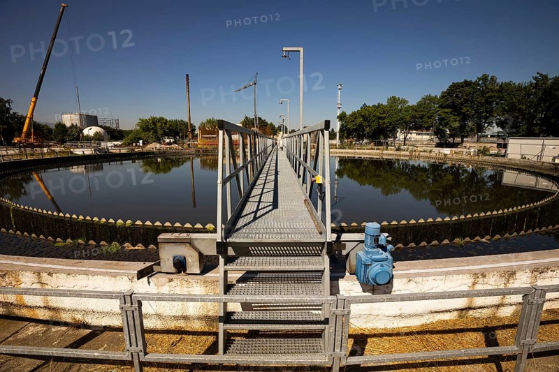 Wastewater treatment facility - Sewage Treatment. Also called municipal wastewater or sewage