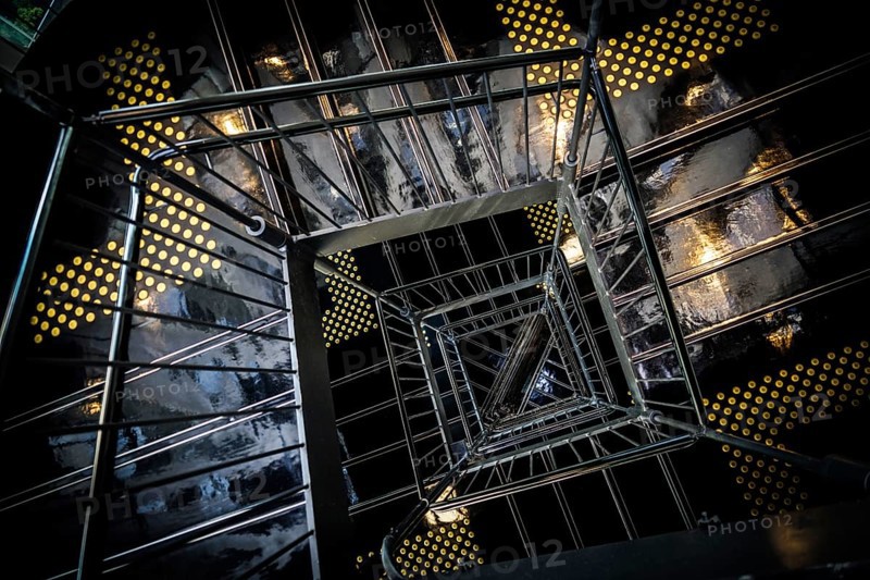 Spiral staircase of image. Shooting Location: Sendai, Miyagi Prefecture