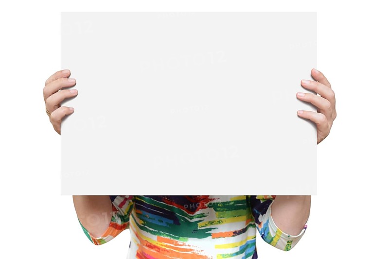 Advertising sign template