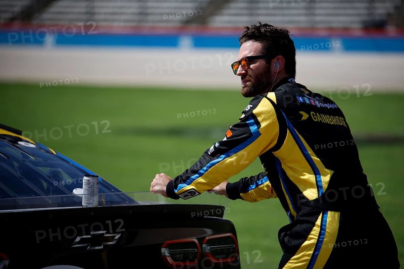 NASCAR Cup Series Driver, Corey LaJoie (7) gets ready to qualify for the Autotrader EchoPark Automotive 400 at the Texas Motor Speedway in Fort Worth TX