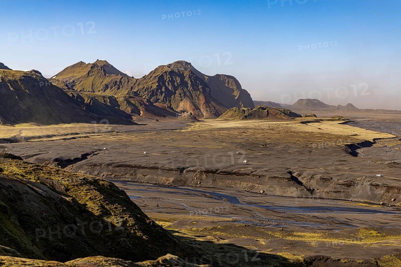 Pakgil volcanic area, south coast, Iceland, Europe