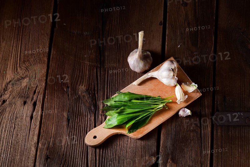 Fresh and tasty wild garlic