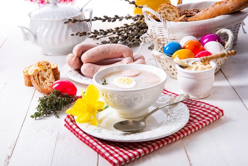 Zurek delicious Polish-style Easter soup