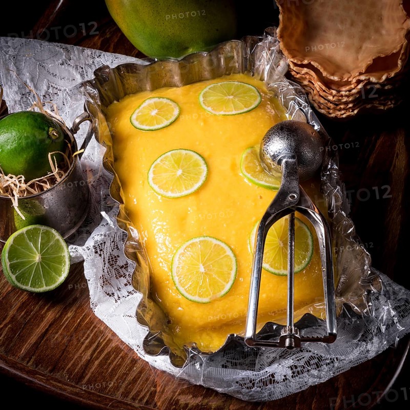Mango lime ice