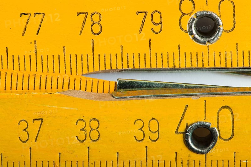 Construction meter close up background