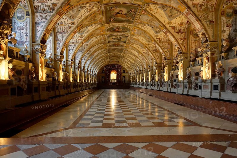 Interior view, Antiquarium, Residence, Graggenau, Munich, Bavaria, Germany, Europe