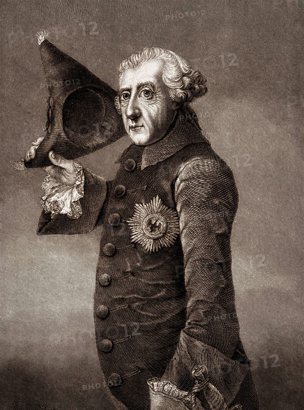Frederick II, Friedrich II, Frederick the Great, 1712-1786, King of Prussia