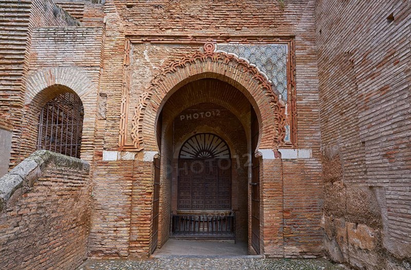 Alhambra Puerta de la Justicia in Granada of Spain Justice Door of Alcazaba