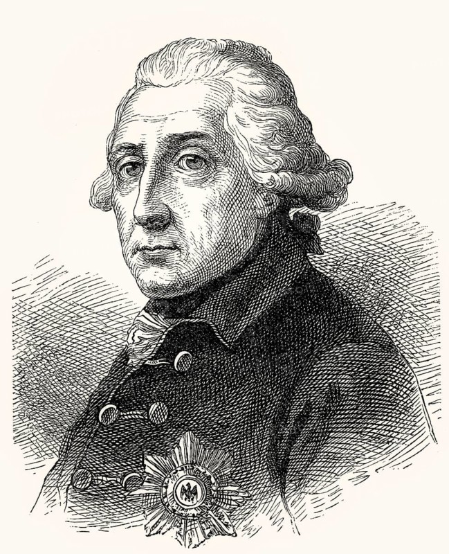 Frederick II or Frederick the Great or Alter Fritz, 1712, 1786, King of Prussia and Elector of Brandenburg