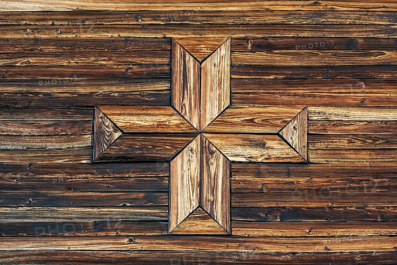 Dark wood texture. Wooden background with cross