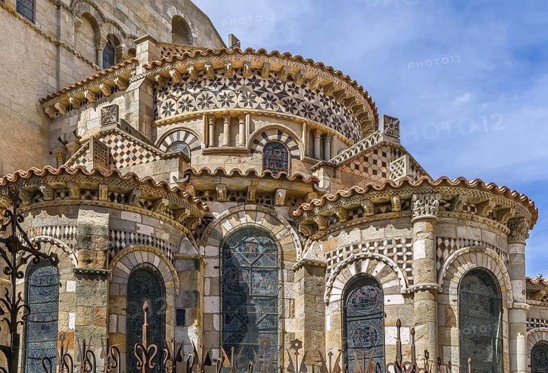 Basilica of Notre-Dame du Port is a Romanesque basilica, formerly a collegiate church in Clermont-Ferrand, France. Apse