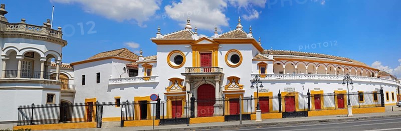 Seville Real Maestranza bullring plaza toros de Sevilla in andalusia Spain