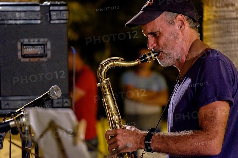 Jazz en la plaza, Sant Francesc, Formentera, balearic islands, Spain, Europe