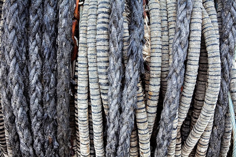 Fishing equipment, Kappeln, Schleswig-Holstein, Germany, Europe