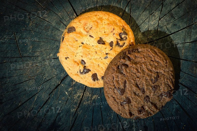 Biscuits on wood. Day light