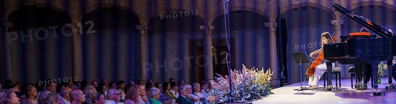 Integral sonatas for cello and piano, Brahms, Zuzanna Sonowska cello, Magí Garcías piano, Brahms Pollença Festival, Majorca, Balearic Islands, Spain, Europe