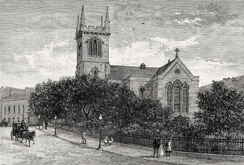 Greenside Church, Royal Terrace, Edinburgh, Scotland, 19th century