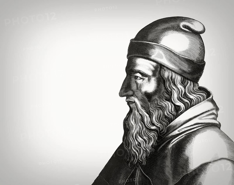 Aristotle, 384-322 BC, ancient Greek philosopher and scientist, digitally altered