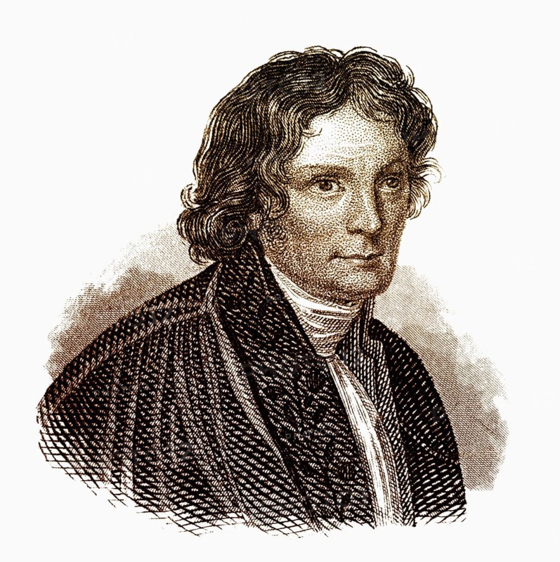 Portrait of von Bertel Thorvaldsen, 1770 - 1844, a Danish sculptor, Portrait von Bertel Thorvaldsen, 1770 - 1844, ein dänischer Bildhauer