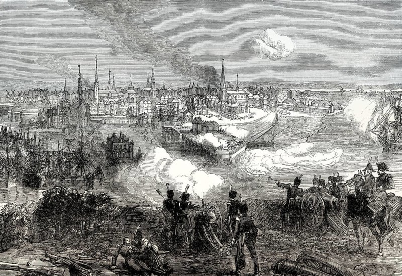 The Second Battle of Copenhagen, 16 August, 5 September 1807, Napoleonic Wars, From British Battles on Land and Sea by James Grant