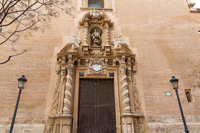 Valencia san Juan de la Cruz church in Poeta Querol street at Spain