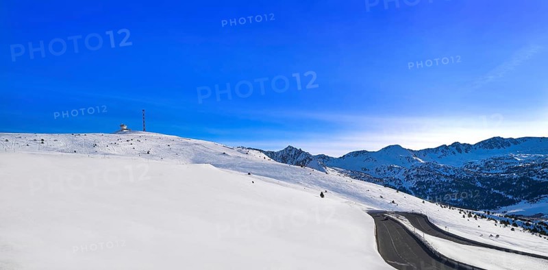 Andorra Pas de la Casa resort in Grandvalira sector at Pyrenees mountains