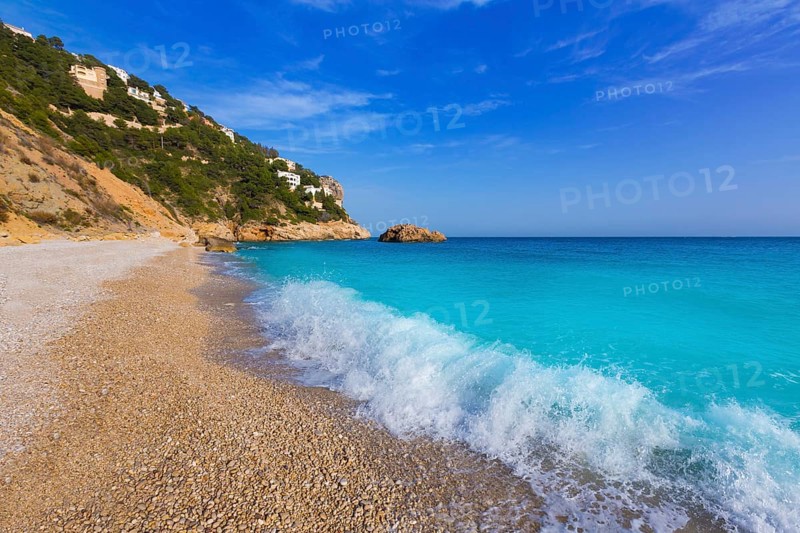 Javea Playa Ambolo beach Xabia in Mediterranean Alicante Spain