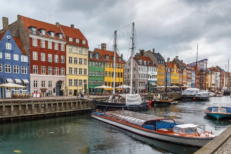 Nyhavn is a 17th-century waterfront, canal and entertainment district in Copenhagen, Denmark, Europe
