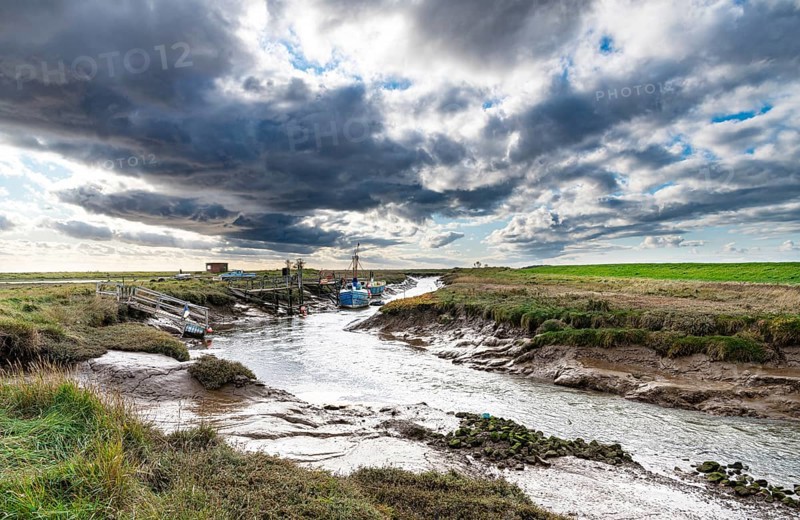 Steeping River, Gibraltar point, Lincolnshire, England, United Kingdom, Europe