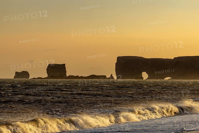Black beach Reynisfjara, south coast, Iceland, Europe