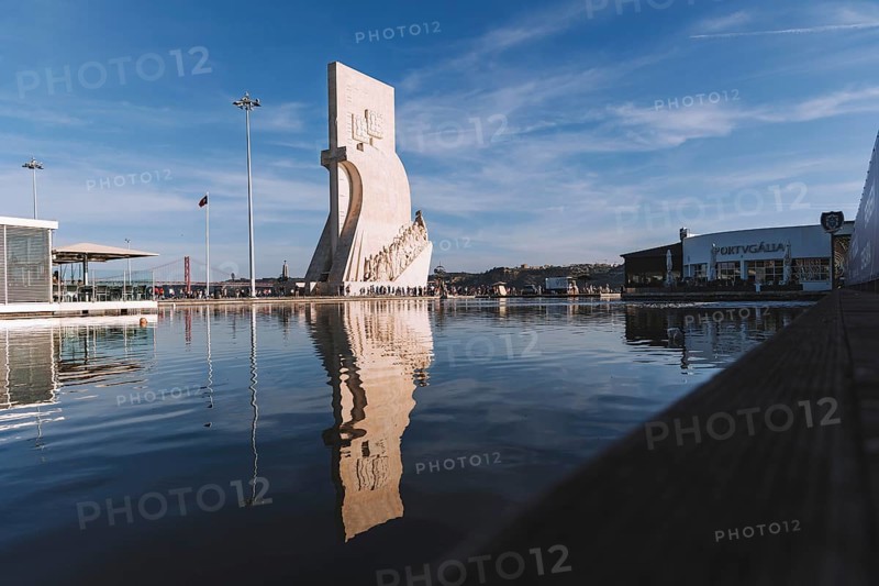 Reflection in the pool, Padrão dos Descobrimentos, Monument to Discovery, Lisbon