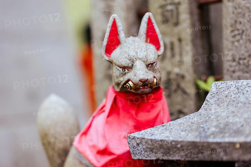 Kyoto, Japan - May 15 2019: Fushimi Inari Shrine in Kyoto, Japan. One of the largest tourist attractions in Japan