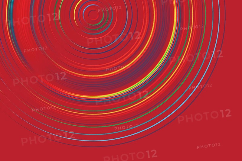 Abstract colorful semi circle geometric pattern design and background