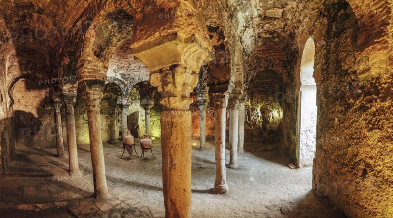 Arab baths, Banys Àrabs, 10th century, Palma, Mallorca, balearic islands, spain