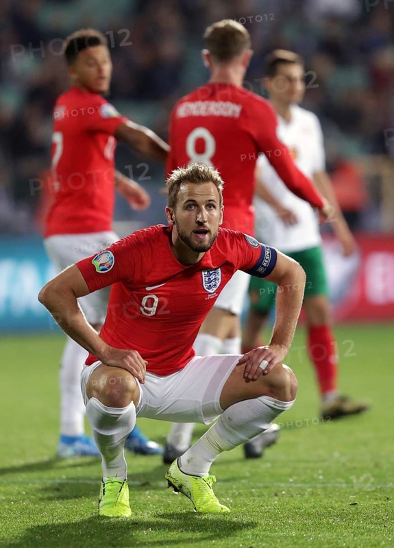 Sofia, Bulgaria - 14 October 2019: Harry Kane is seen in action during Bulgaria vs England match part of 2020 European Qualifier