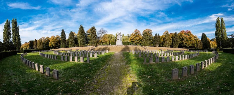 Anderlecht, Brussels, Belgium, 10 11 2018: Memorial sign and graveyards of the world war, Europe
