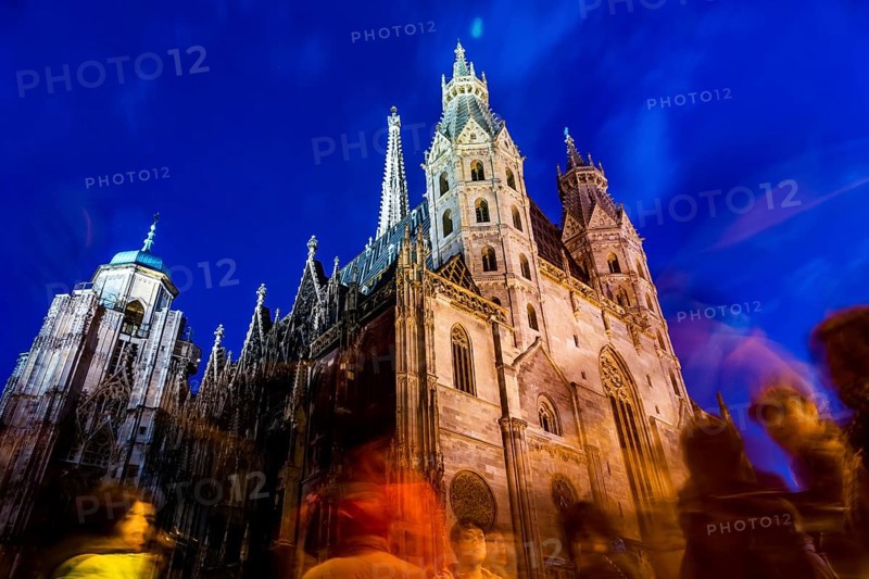 One of the city's landmarks is St Stephen's Cathedral in Vienna Austria