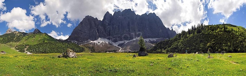 Lalidererwände, Karwendel, Tyrol, Austria Laliderer walls, Tyrol, Austria, Europe