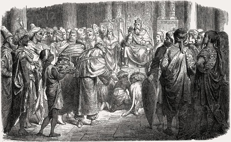 At the court of Charlemagne