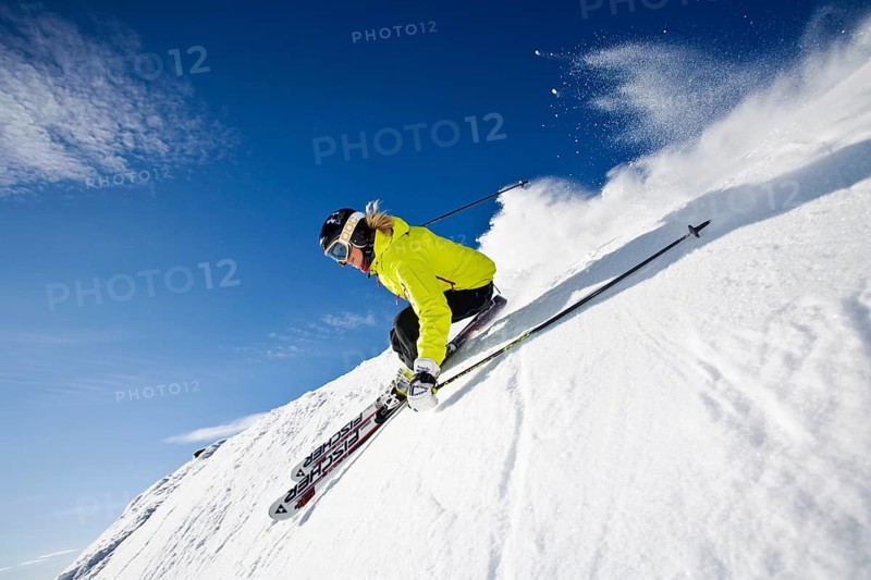 Skier in action, man, 35, 40, years