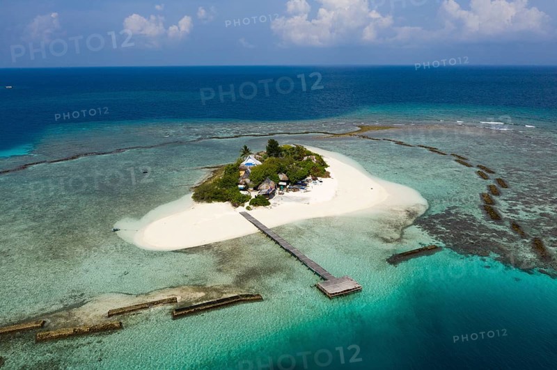 Private island Vaagali, South Male Atoll, Indian Ocean, Maldives, Asia