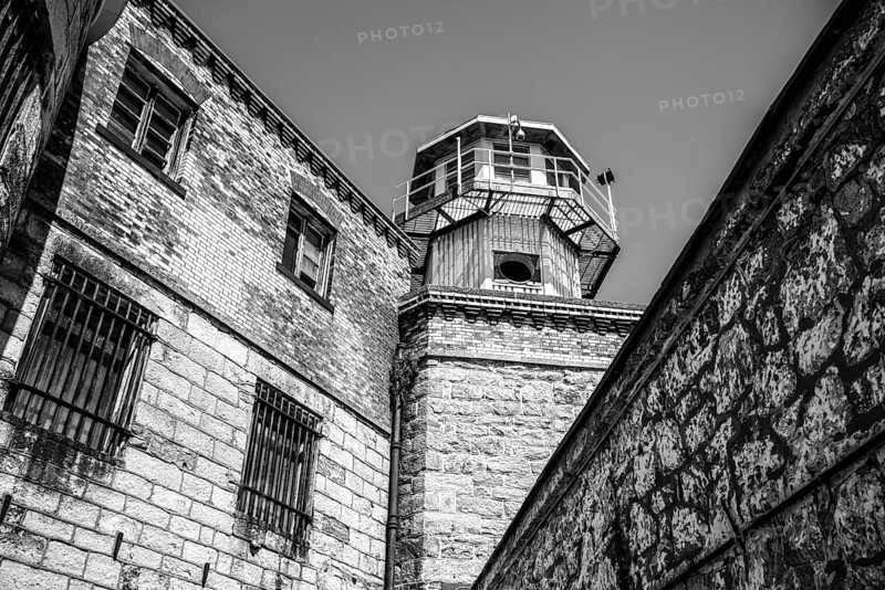 PHILADELPHIA, USA, AUGUST 15, 2022, Watchtower for prison guards at the Eastern State Penitentiary, USA, North America