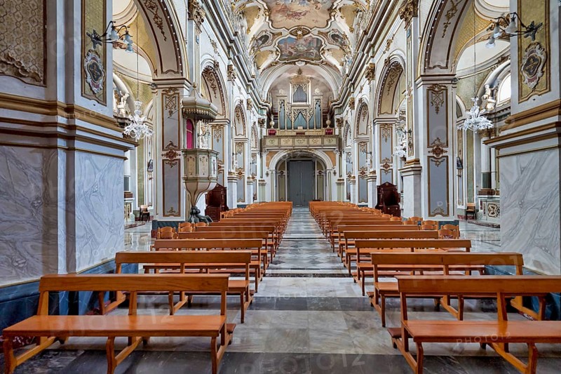 Vincenzo Sinatra's Basilica Santa Maria Maggiore. Ispica Sicily Italy