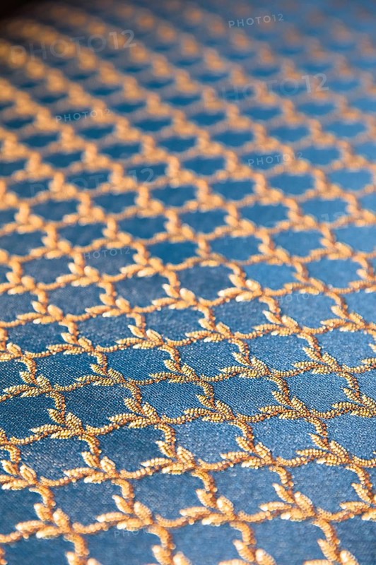 Close-up Furniture fittings, backrest upholstered sofa. Abstract texture design