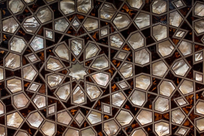 Ottoman art example of Mother of Pearl inlays