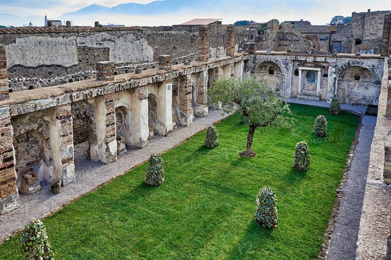 Naples Campania Italy. Pompeii was an ancient Roman city near modern Naples in the Campania region of Italy, in the territory of the comune of Pompei. Pompeii is a UNESCO World Heritage Site status and is one of the most popular tourist att