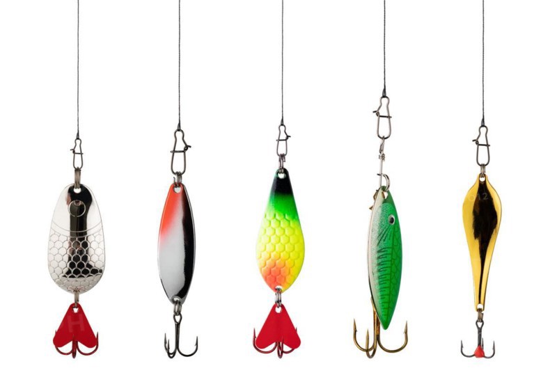 Fishing lure isolated on white