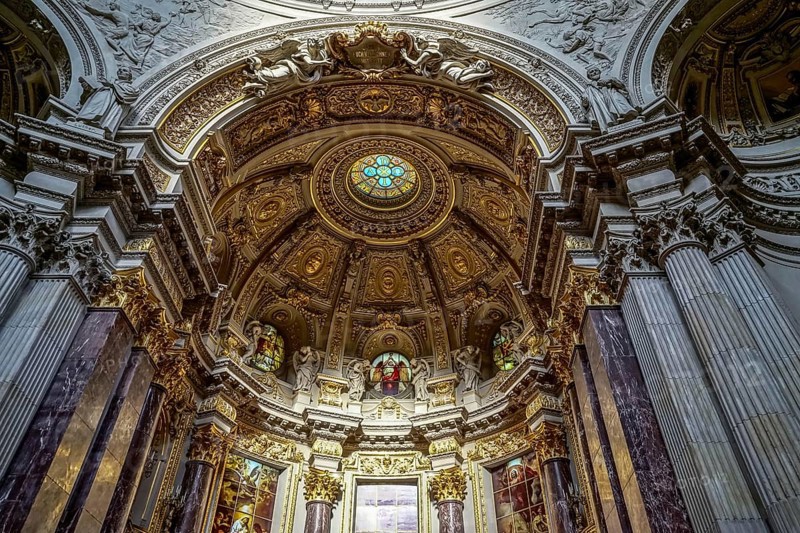 Detail of the Cathedral in Berlin