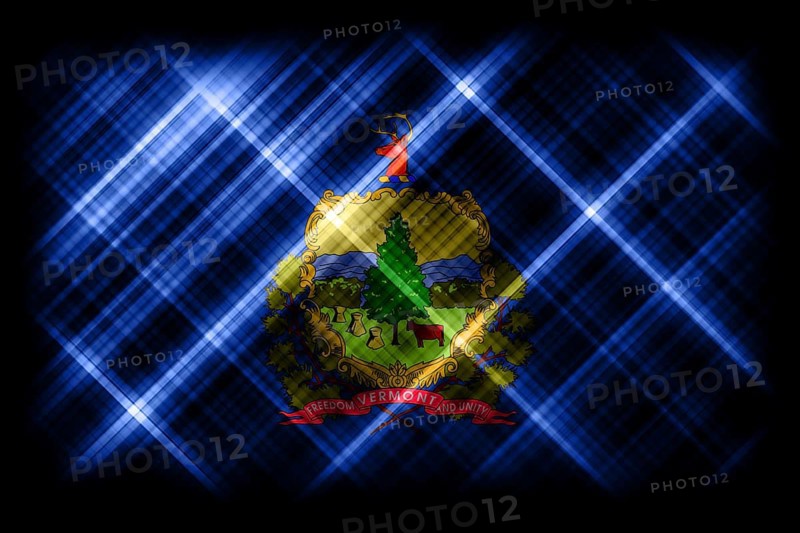 Vermont state flag, Vermont flag background modern flag