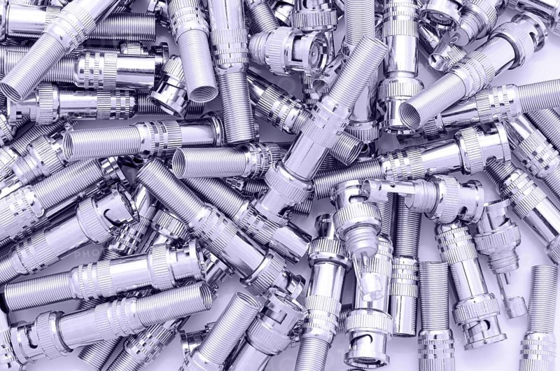 A lot of BNC connectors for video